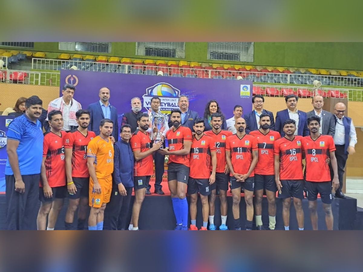 BPCL brings PSPB Volleyball Trophy home for 5th consecutive year