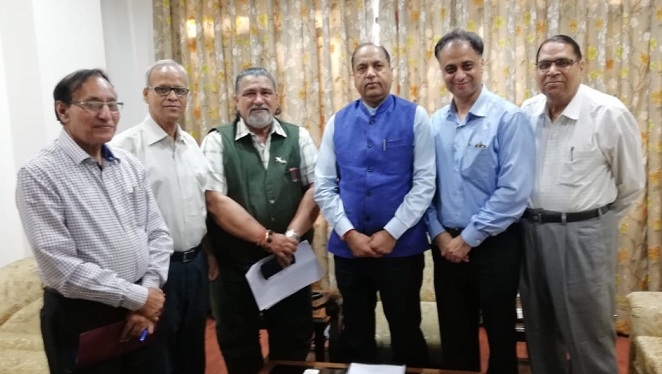 PRSI Delhi team met Himachal CM