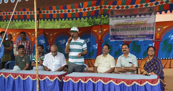 RINL -VSP Conduscts a Bicycle Rally