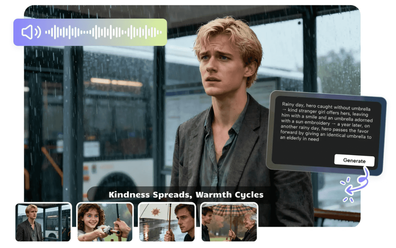 Add Perfect Audio Matches Using AI Storyboard Music Integration