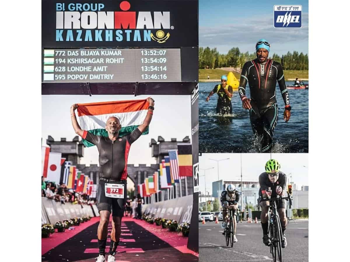 BHEL, DGM completes grueling ‘Ironman’ long-distance triathlon held in Kazakhstan
