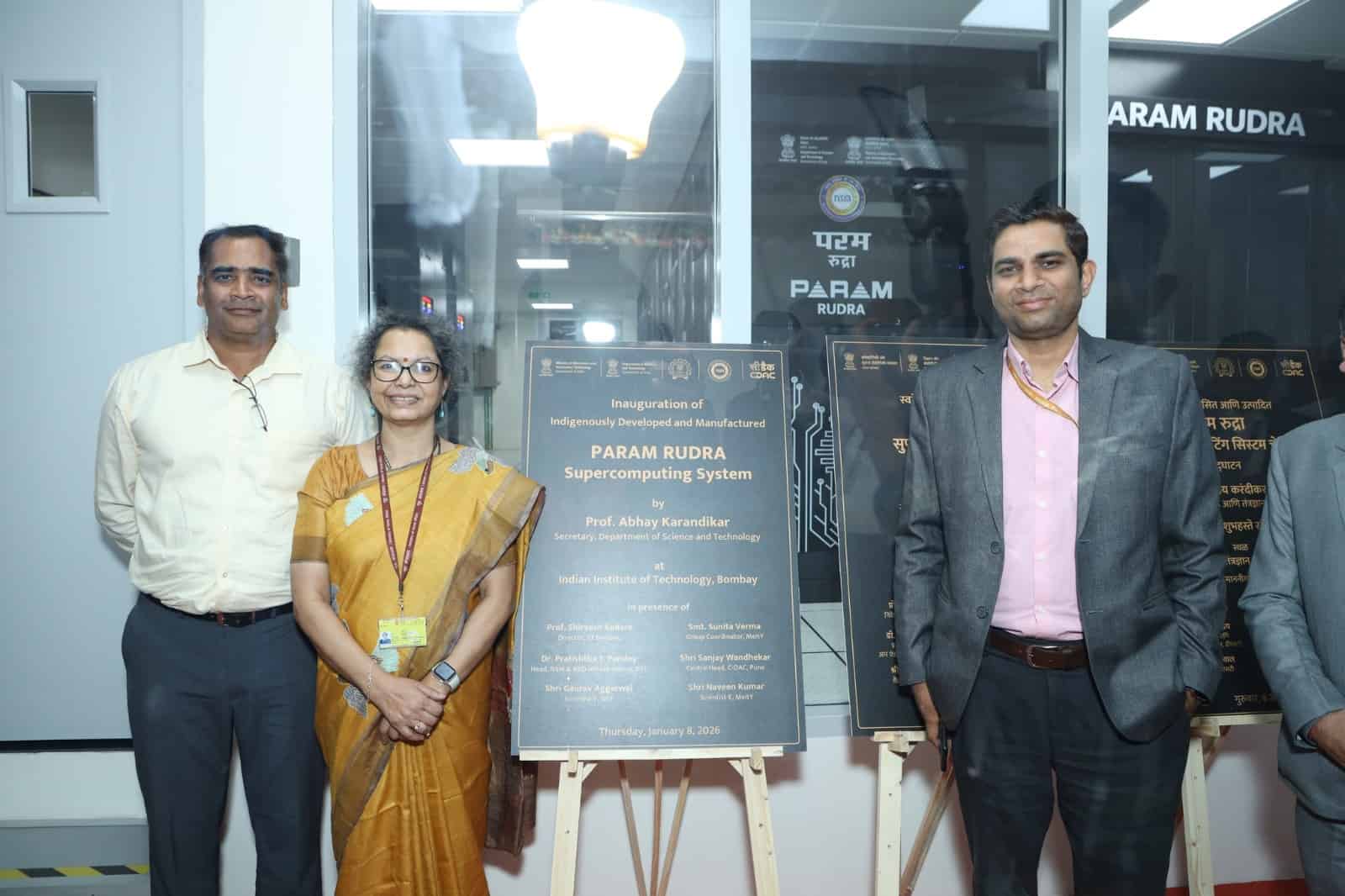 PARAM Rudra Supercomputer Unveiled at IIT Bombay, Boosts India’s HPC Capability