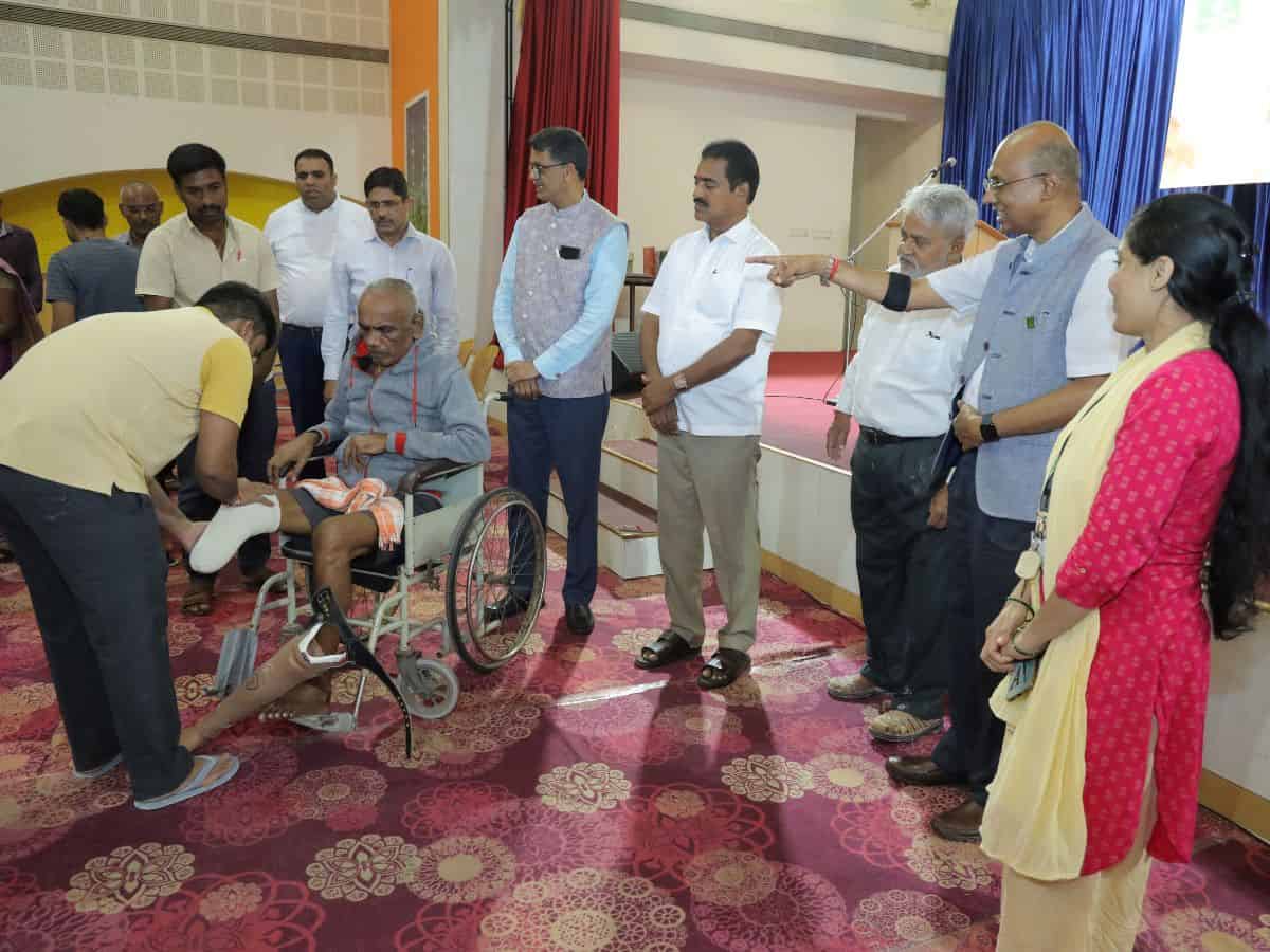 233 Beneficiaries get Free Artificial Limbs at MRPL