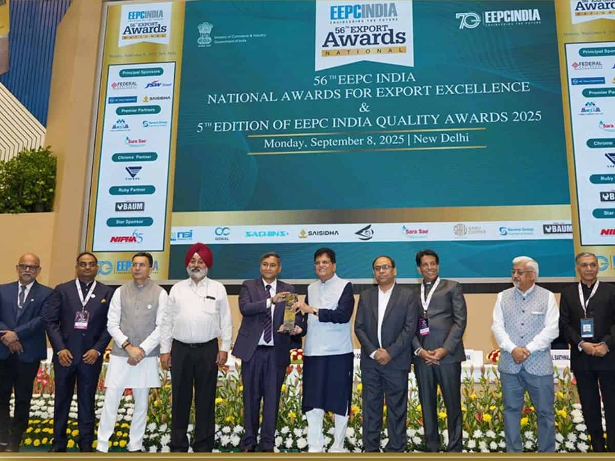 BEML Ltd Shines with Gold at EEPC India Quality Awards 2025