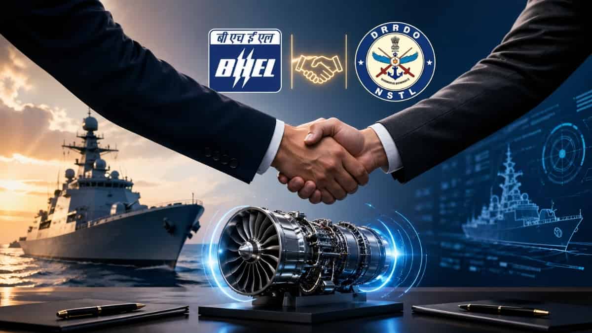 BHEL और DRDO की बड़ी डिफेंस डील: नौसेना जहाजों के लिए हाई-टेक गैस टरबाइन सिस्टम का टेक्नोलॉजी ट्रांसफर एग्रीमेंट