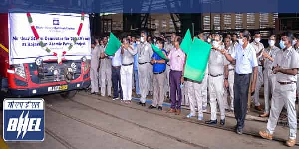 BHEL achieved milestone; despatches 42nd Nuclear Steam Generator to NPCIL