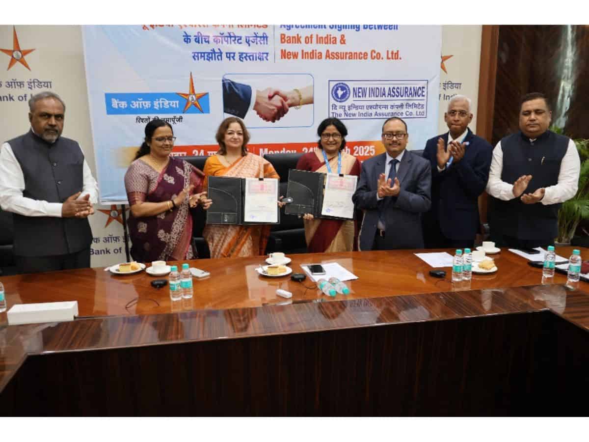 Bank of India partners with NIACL to Enhanced General Insurance Products