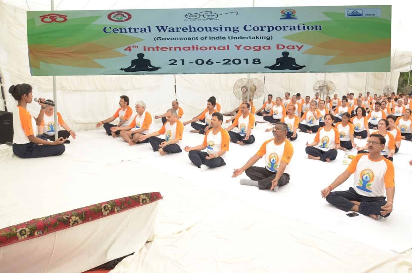 CWC Observed international Yoga Day