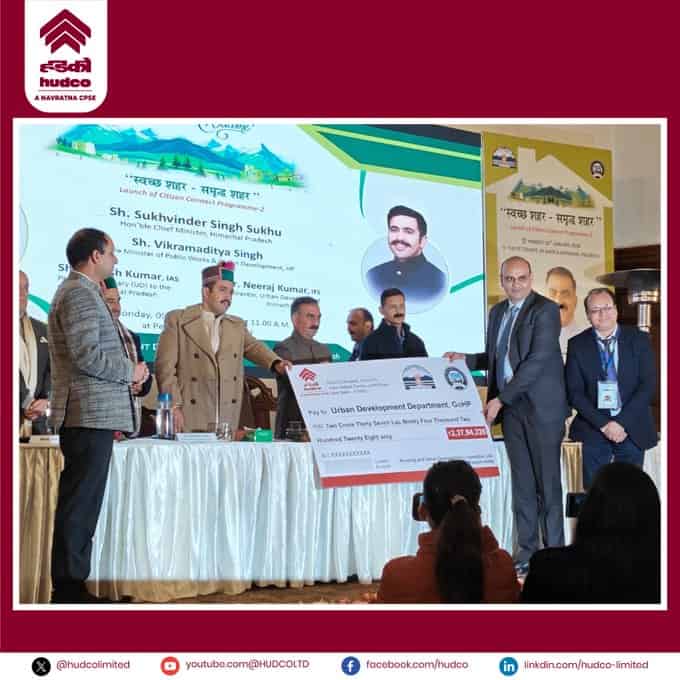 HUDCO Extends ₹2.37 Crore CSR Support to Himachal Pradesh