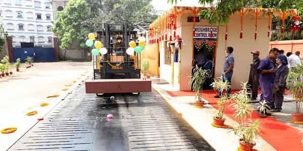 GRSE, CMD inaugurates 80T weighbridge at RBD Unit