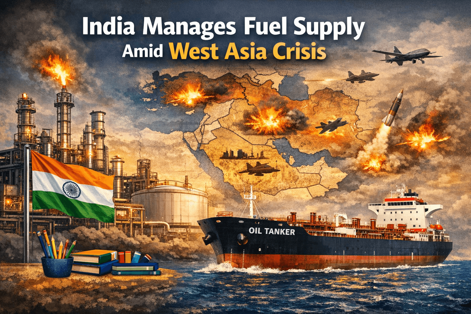 India Manages Fuel Supply Amid West Asia Crisis