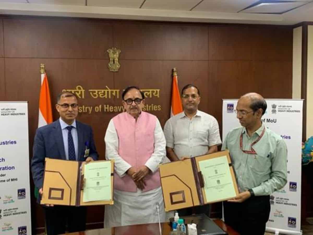 Ministry of Heavy Industries Signs an MoU with NRDC