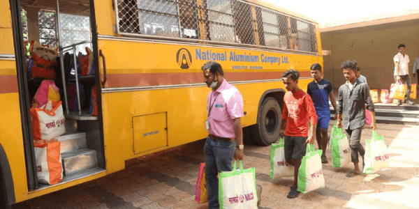NALCO Handed over 1000 dry ration kits to Collector and District Administration of Angul