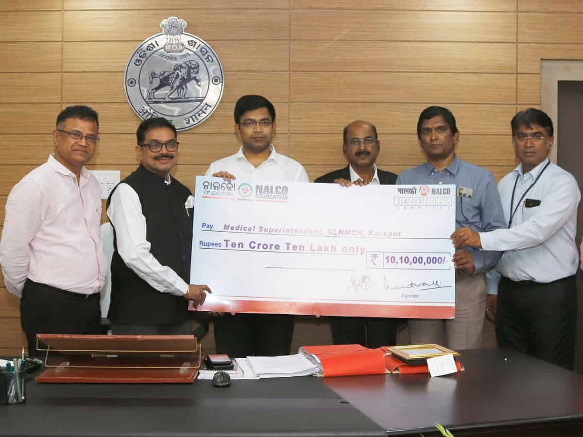 NALCO contributes Rs 10.10 Crore to Saheed Laxman Nayak Medical College & Hospital, Koraput
