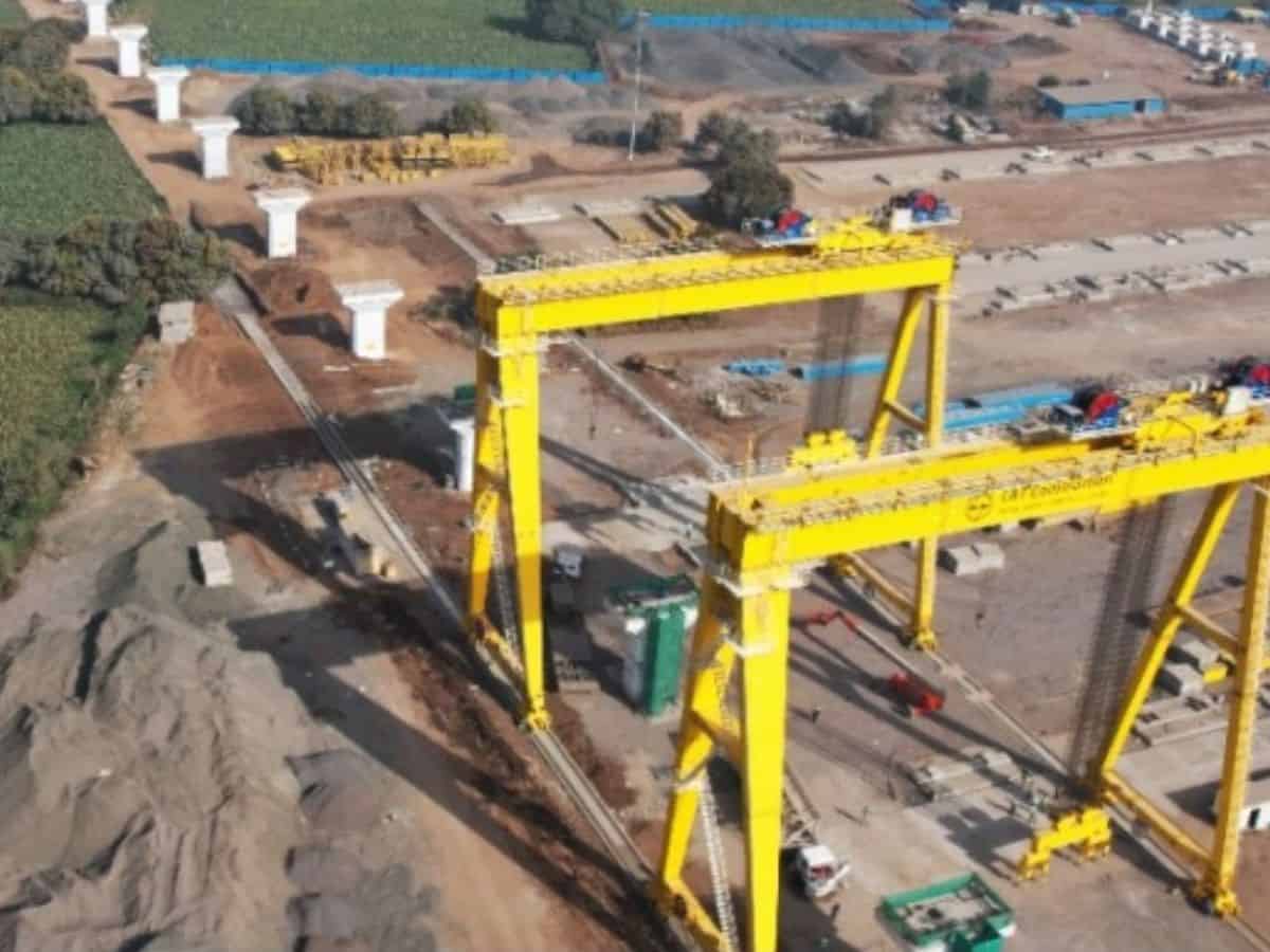 NHSRCL completes 75 km Pier Work of India's first high-speed rail line, MAHSR