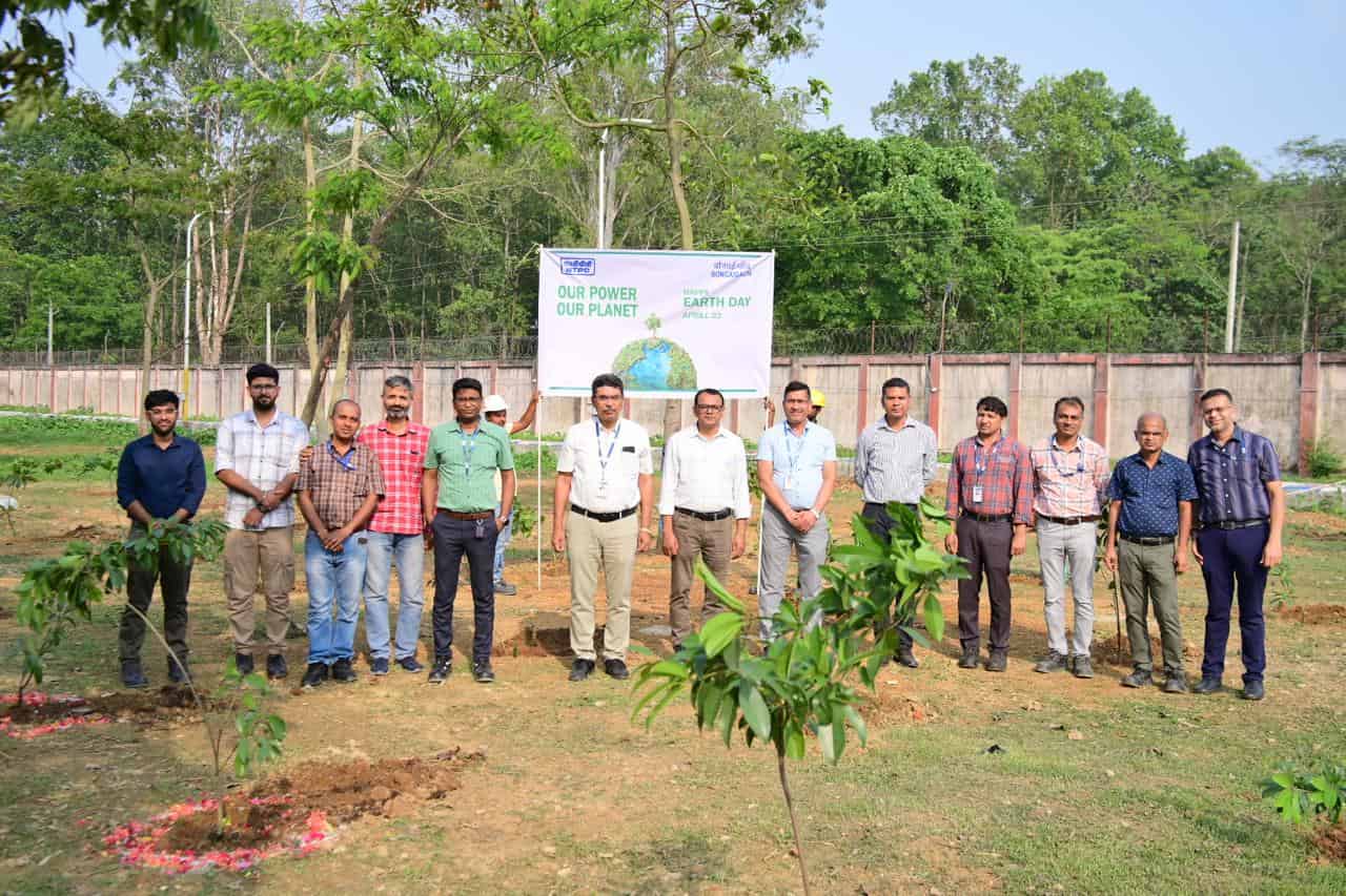 NTPC Bongaigaon Marks World Earth Day with Plantation Drive
