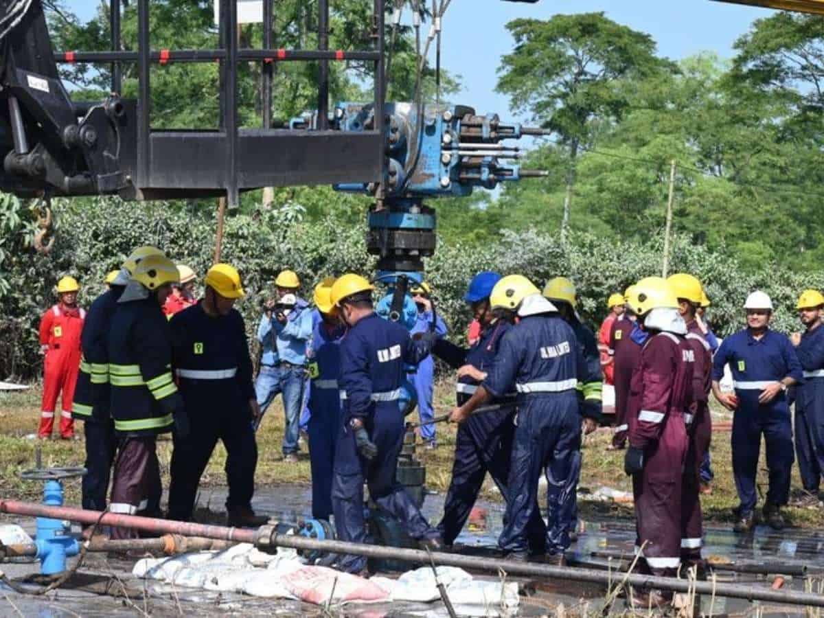 Oil India controls fluid flow from shut-in well NHK-67