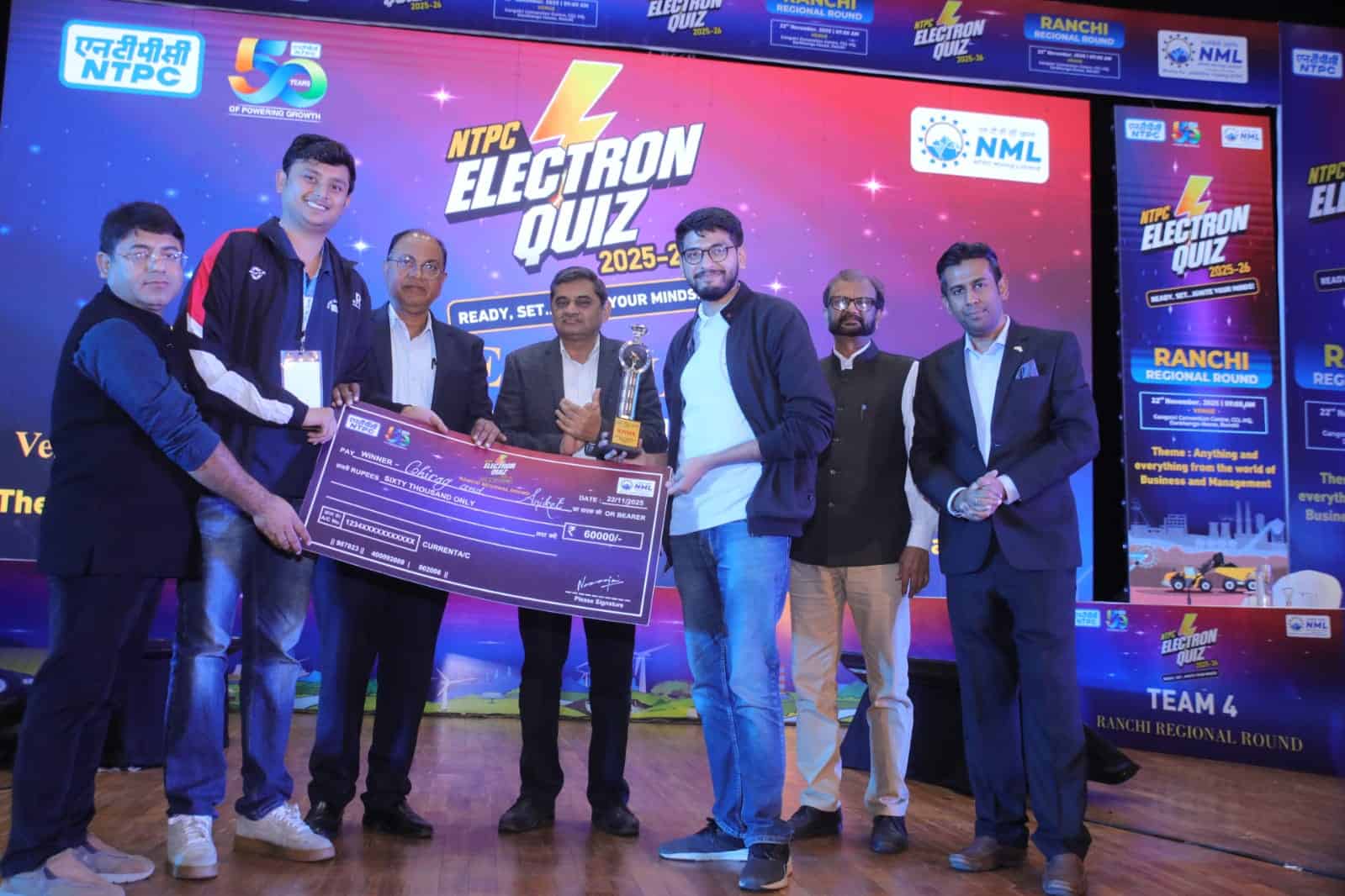 NTPC CMHQ Hosts Successful Regional Round of Electron Quiz 2025