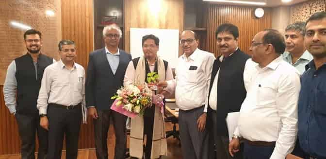 Chief Minister of Meghalaya Meets team POWERGRID