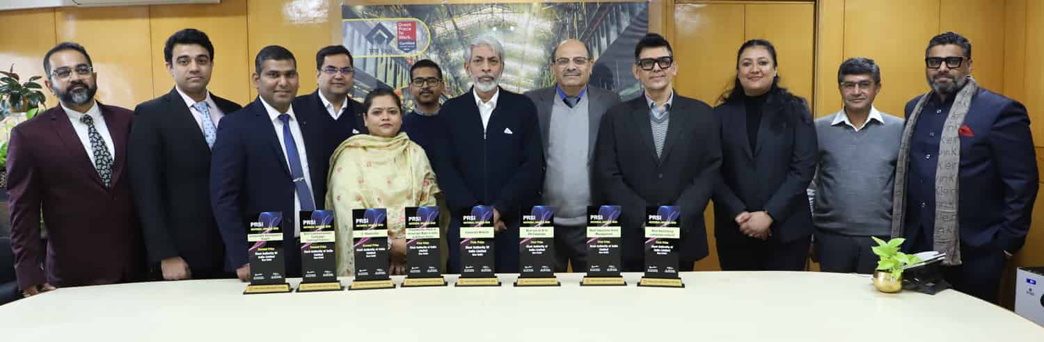SAIL Recognised with Eight Prestigious PRSI  National Awards