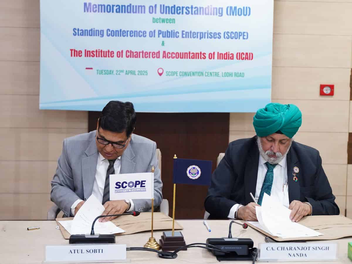 SCOPE & ICAI Sign MoU to foster capacity building and knowledge exchange