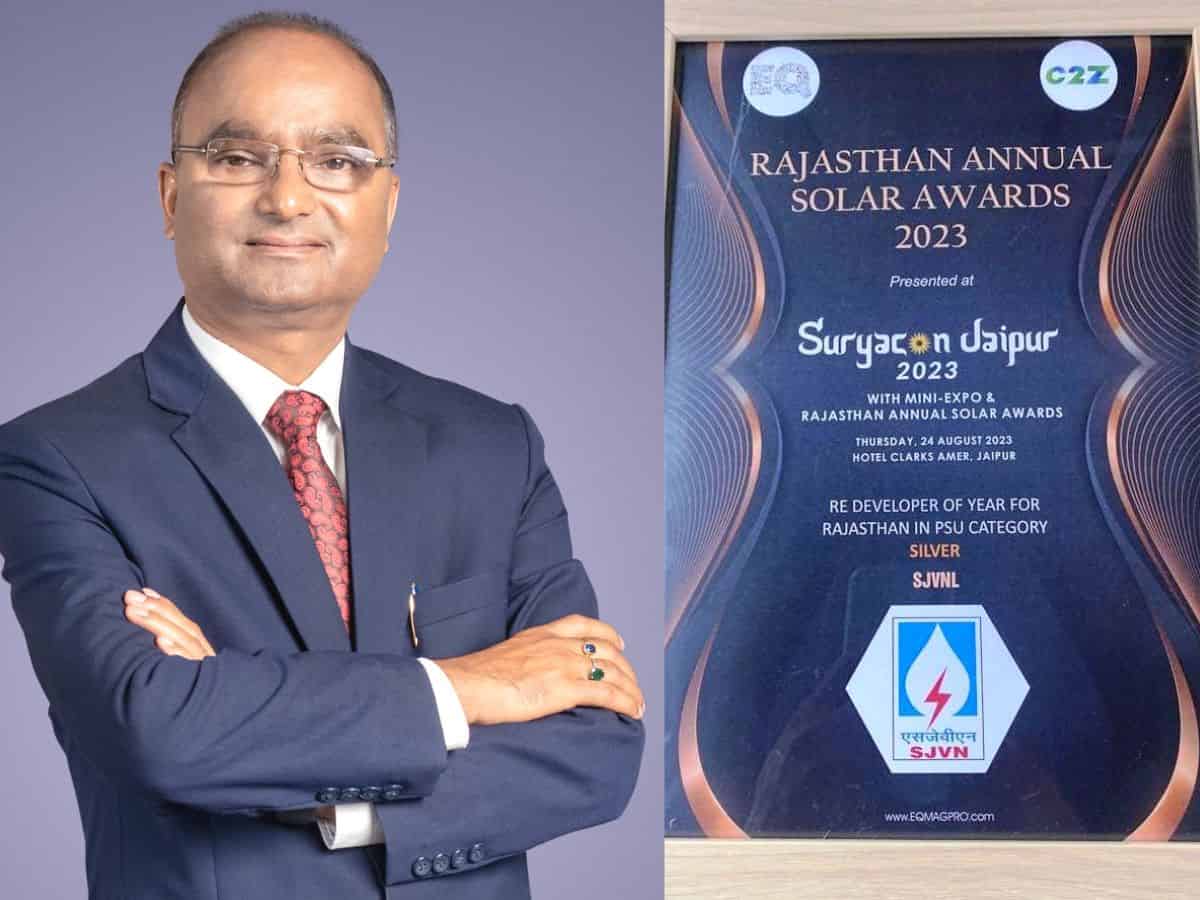 SJVN conferred with Developer of the Year Silver Award