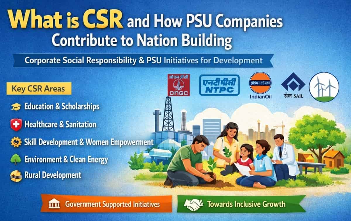 What is CSR? How PSU Companies Contribute to Nation Building