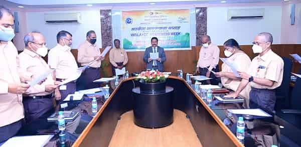 Shri Subhash Chandra Secretary Defense Production inaugurates India pavilion and visits BDL 