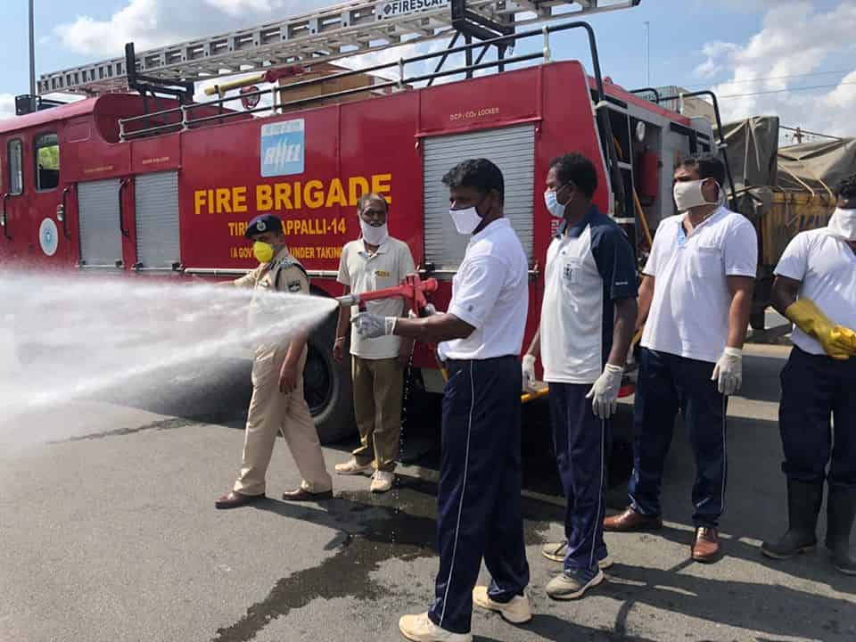 BHEL Tiruchirappalli unit combating the COVID-19 pandemic