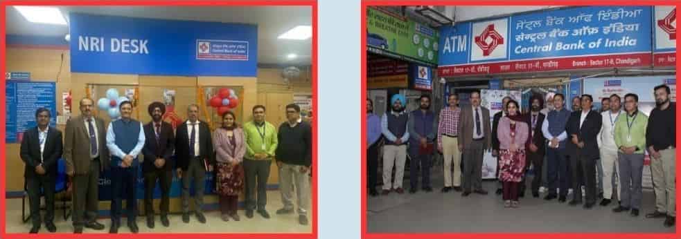 Central Bank of India inaugurated first dedicated NRI Desk at Chandigarh Branch