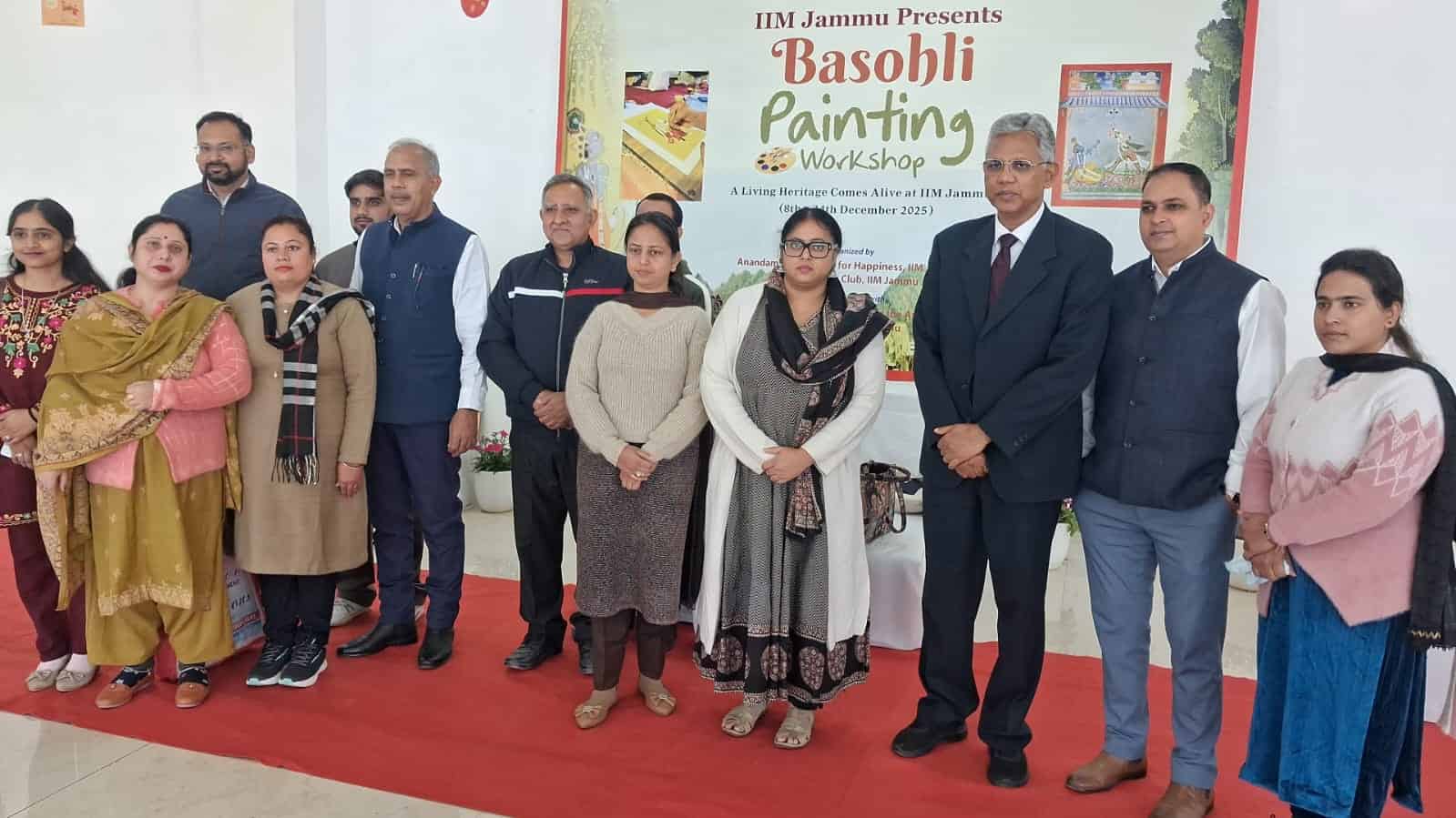 IIM Jammu Hosts Basohli Painting Workshop: Revitalising a 300-Year-Old Artistic Tradition
