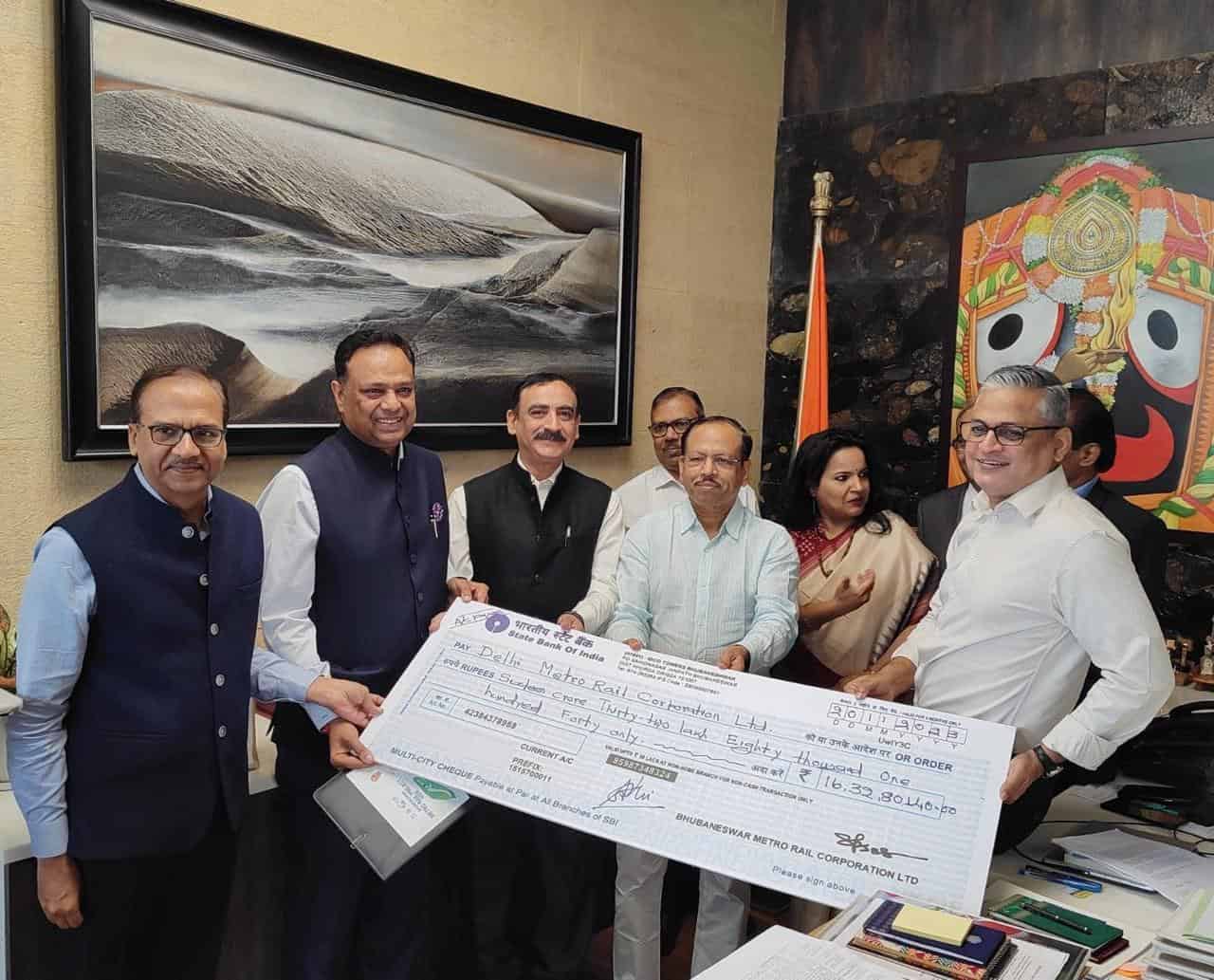 Delhi Metro Takes Charge of Bhubaneswar Metro's First Phase; Signs MoU