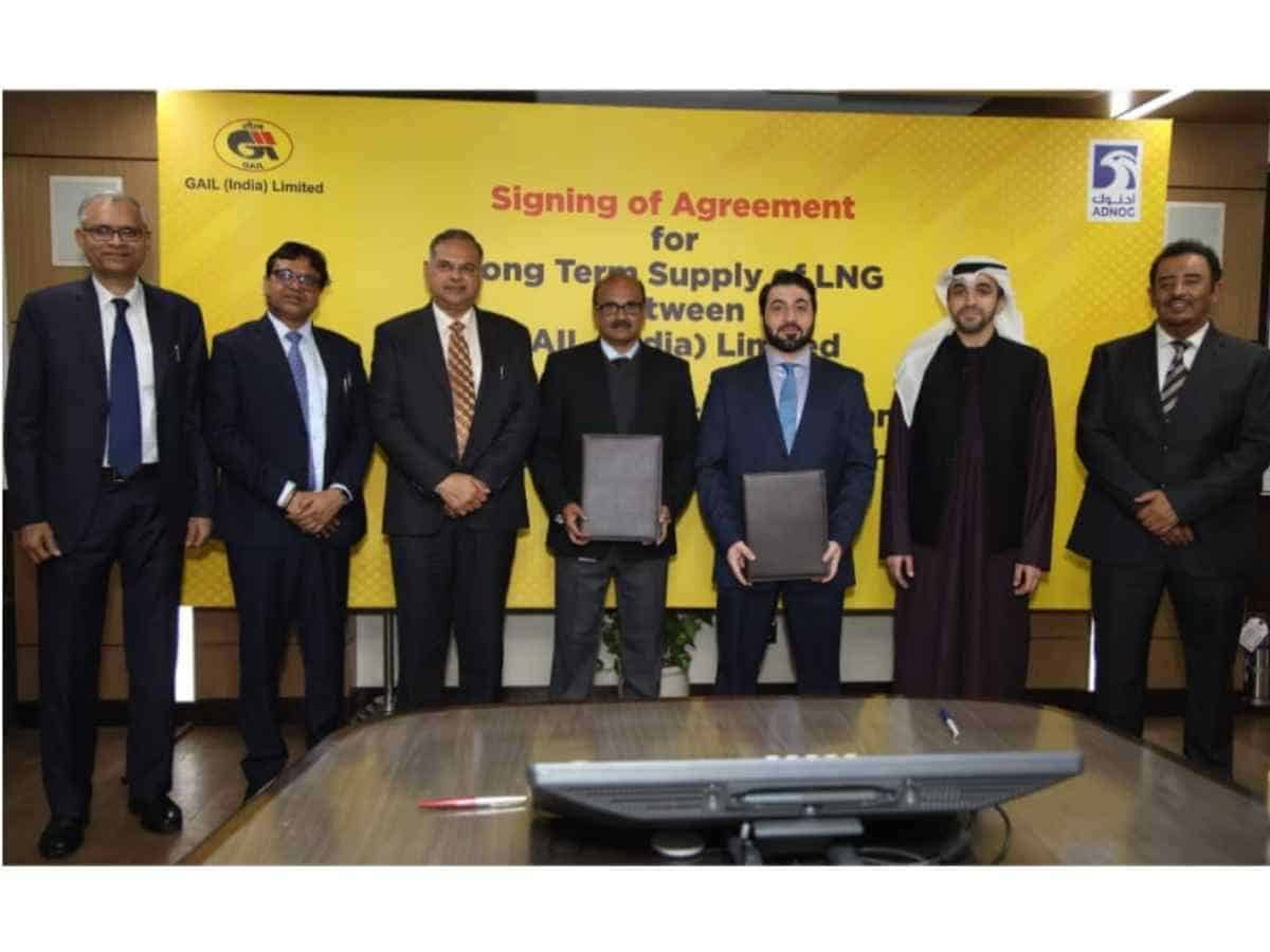 Public Sector Giant GAIL India signed long term LNG deal with UAE’s ADNOC Gas