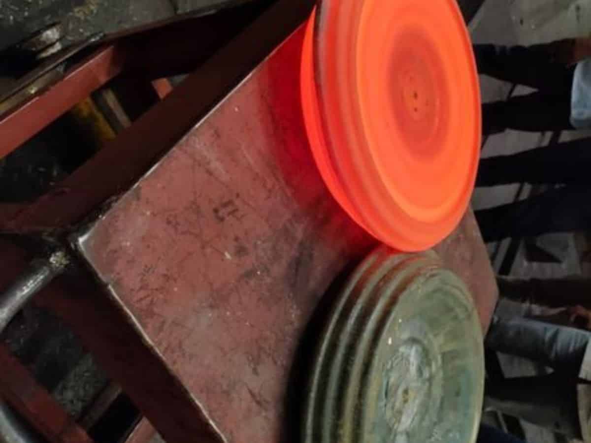 MIDHANI produced near net shape profiled disc for aero engine applications