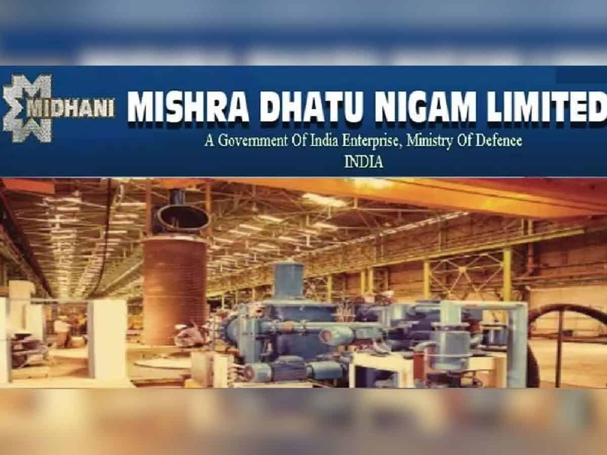 PSU share rises: MIDHANI order book stand at Rs 1,983 crore with new order gain
