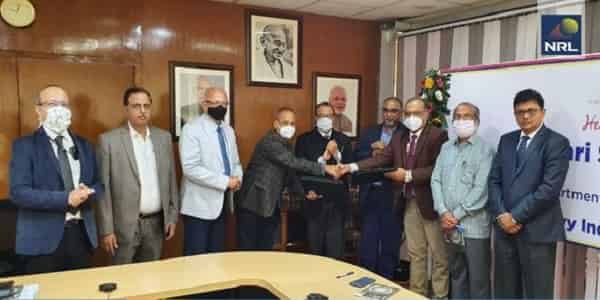 Shri S K Barua MD NRL inaugurated the Doigrung Market