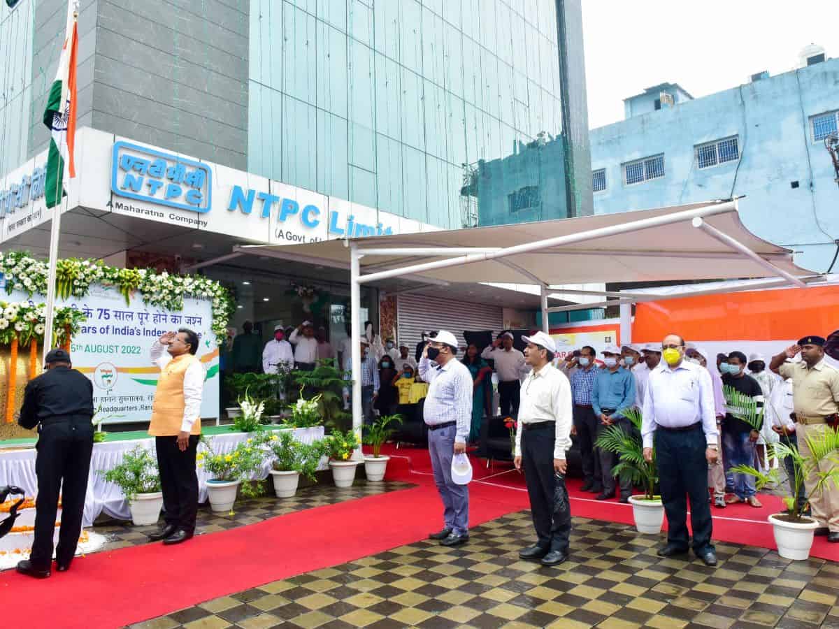 76th Independence Day Celebration at NTPC Coal Mining HQ, Ranchi