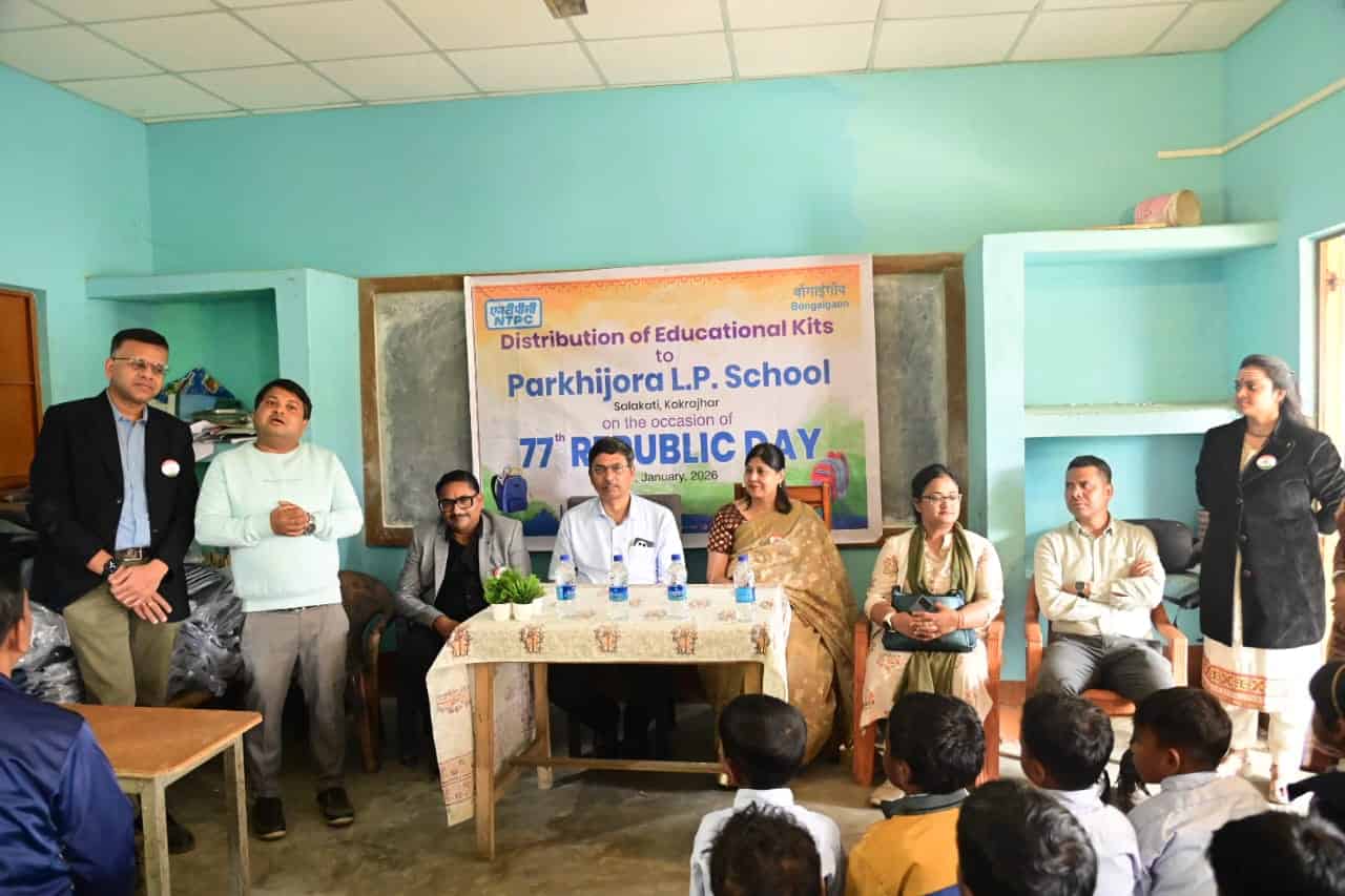 NTPC Bongaigaon Extends Educational Support to Parkhijora L.P. School