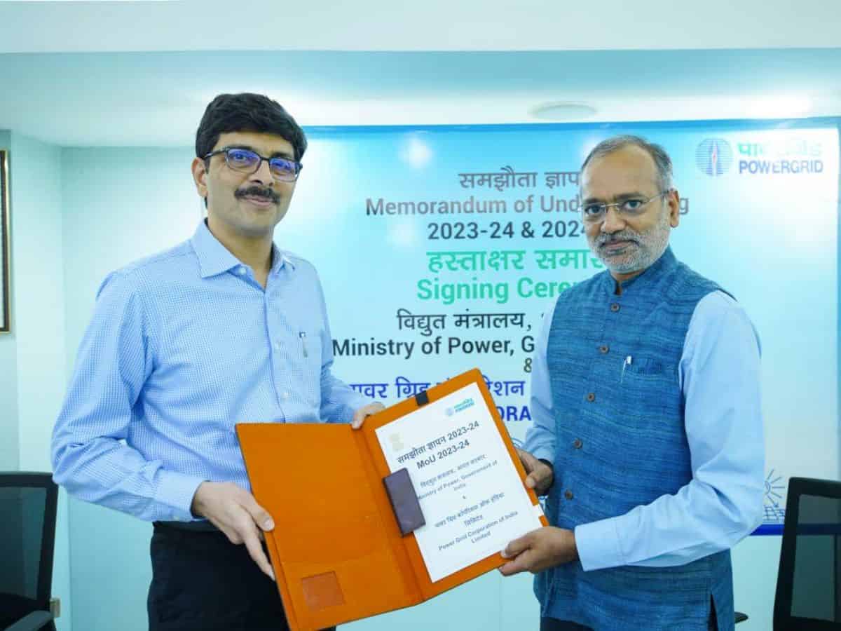 PowerGrid signs MoU with Power Ministry