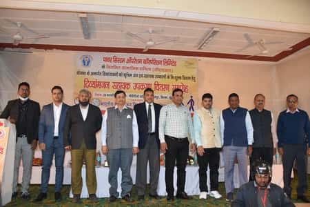 Distribution Camp under CSR activities of POSOCO