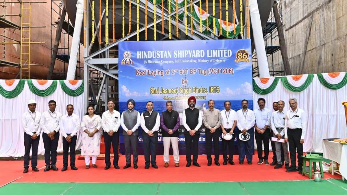 Hindustan Shipyard Milestone in 60T Tug for Visakhapatnam Port