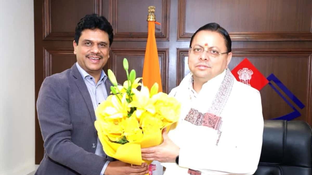 NHPC CMD Meets Uttarakhand CM Pushkar Singh Dhami | Key Discussions