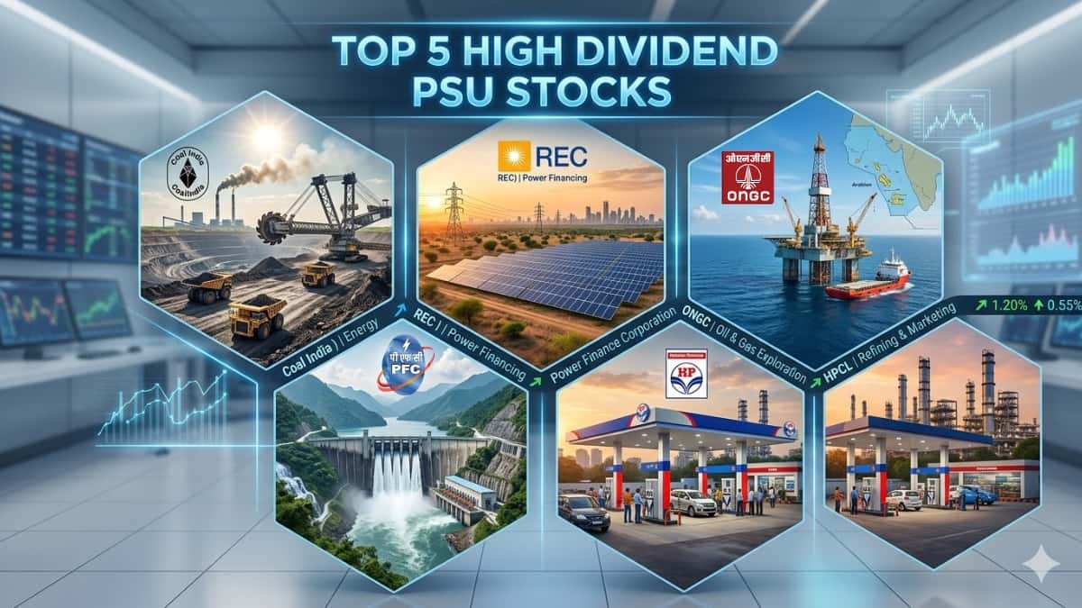 Top 5 PSU Stocks with Highest Dividend Yield in India 2026