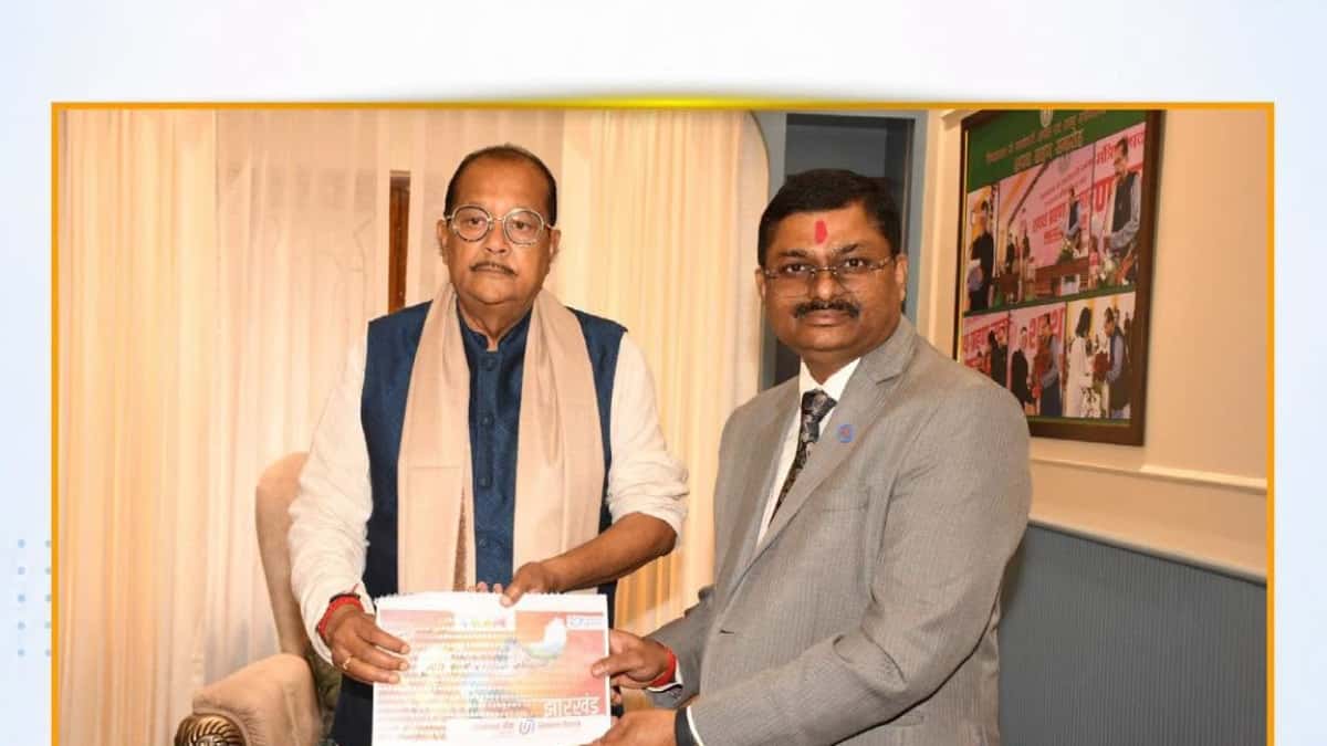 Union Bank MD Asheesh Pandey Meets Jharkhand Finance Minister
