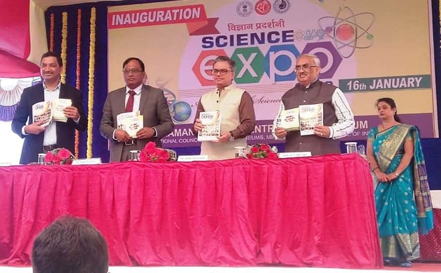 Dr Ranjit Rath CMD MECL Inaugurates RSC Science Expo 2020