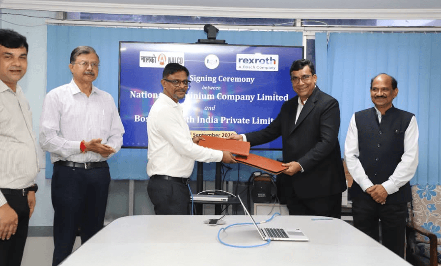NALCO signs MoU with Bosch Rexroth India Pvt Ltd for technical training in Hydraulics field