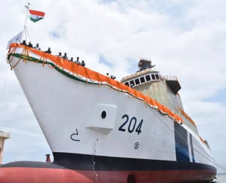 ICG launches first Indigenously Developed Pollution Control Vessel 