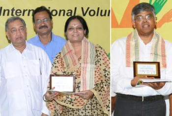 Nalconians felicitated for Volunteerism