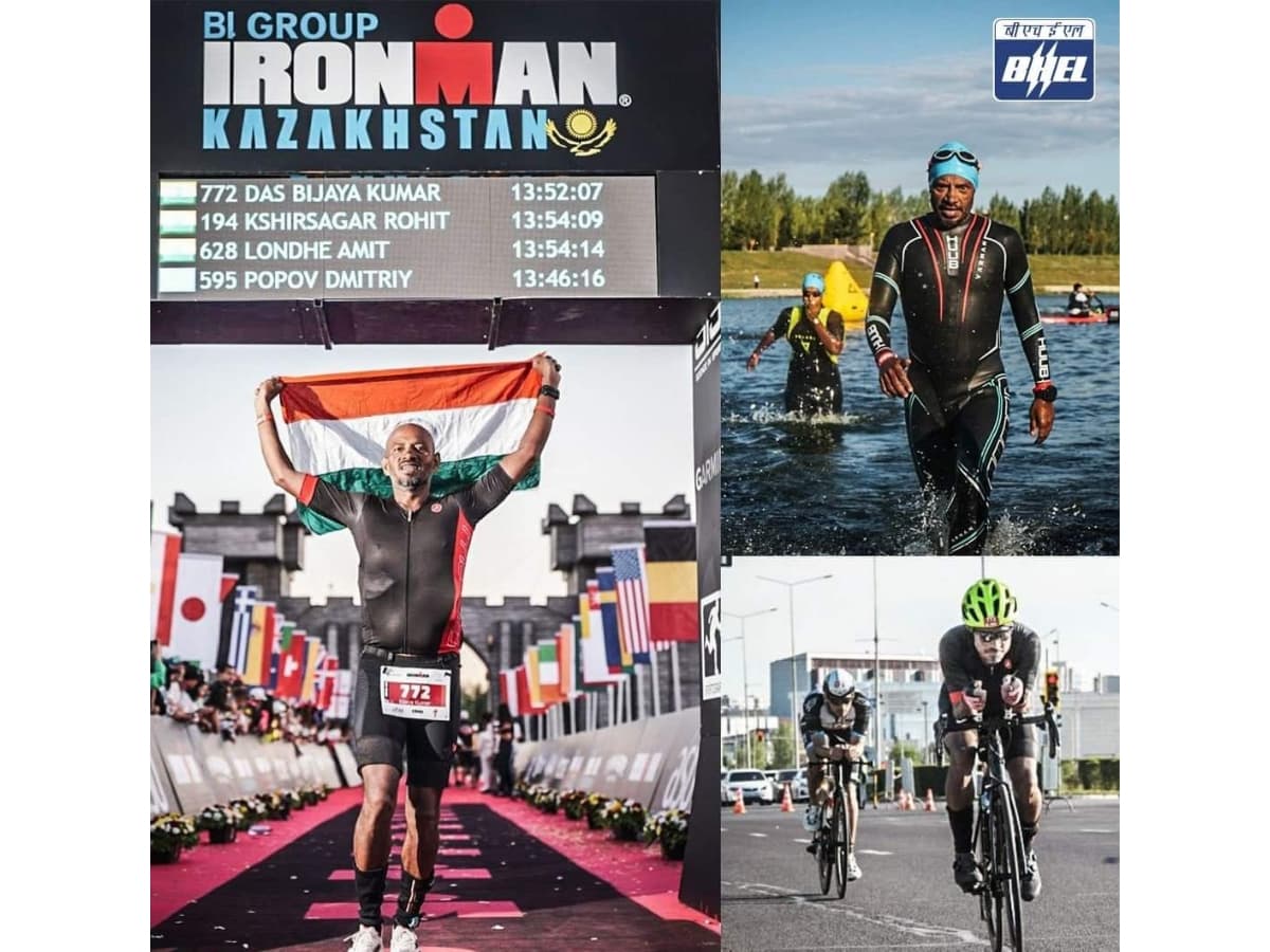 BHEL, DGM completes grueling ‘Ironman’ long-distance triathlon held in Kazakhstan
