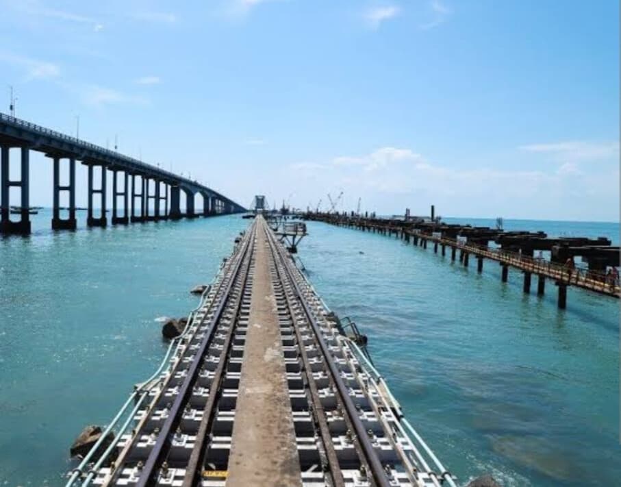 First Indian Vertical Lift Pamban Railway Bridge set to inaugurate in Rameswaram